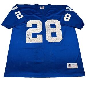 Vintage Indianapolis Colts Football Jersey #28‎   Marshall Faulk Logo Athletic L